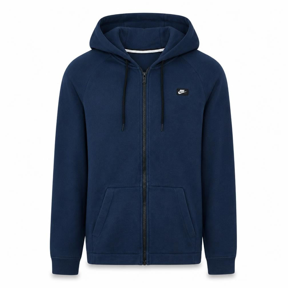 Nike Men's Blue Full Zip Hoodie Size S Fleece Sportswear
