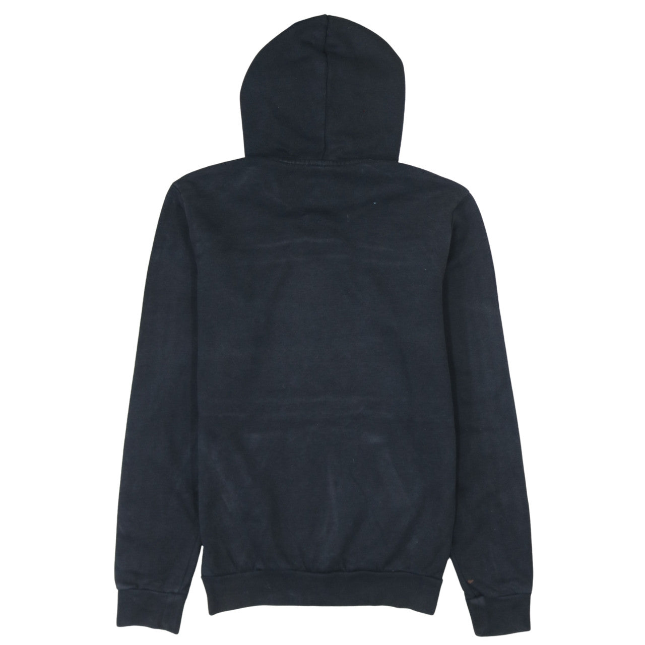 Adidas Men's Black XS Pullover Graphic Hoodie with Logo Stripes