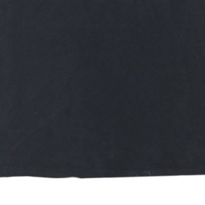 Adidas Womens Black T-Shirt Small Logo Crew Neck Short Sleeve