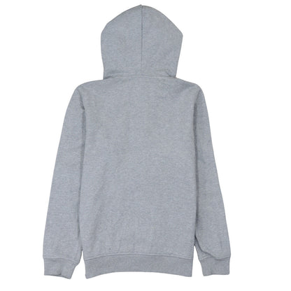 The North Face Girls Grey XL Pullover Hoodie with Pink Logo