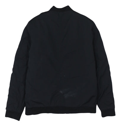 Calvin Klein Jeans Men's Black Bomber Jacket Size M Polyester Zip