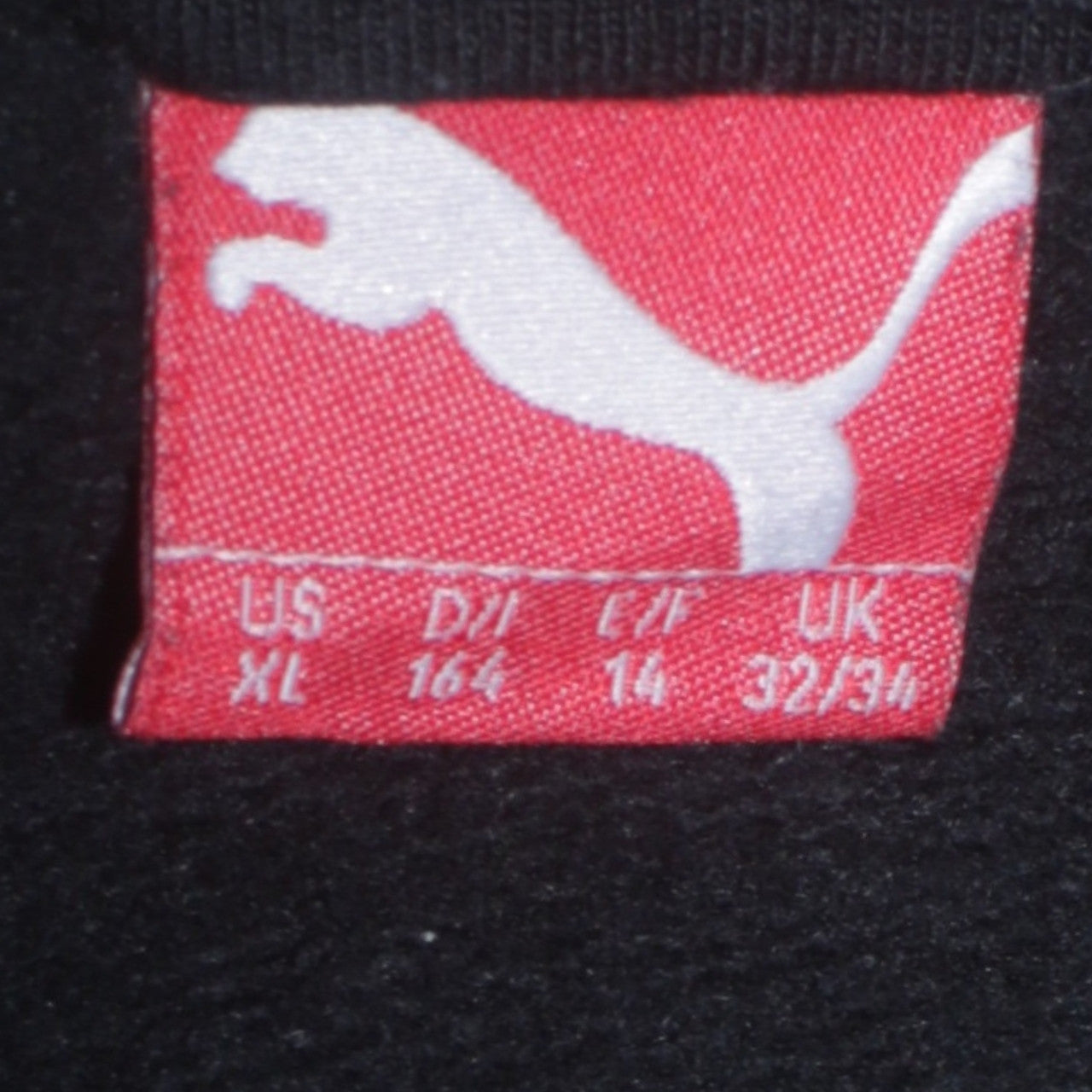 Puma Womens Black Track Jacket Size 14 Full Zip Activewear