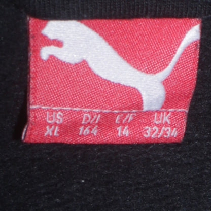 Puma Womens Black Track Jacket Size 14 Full Zip Activewear