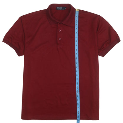 Ralph Lauren Men's Red Cotton Polo Shirt XL Classic Fit