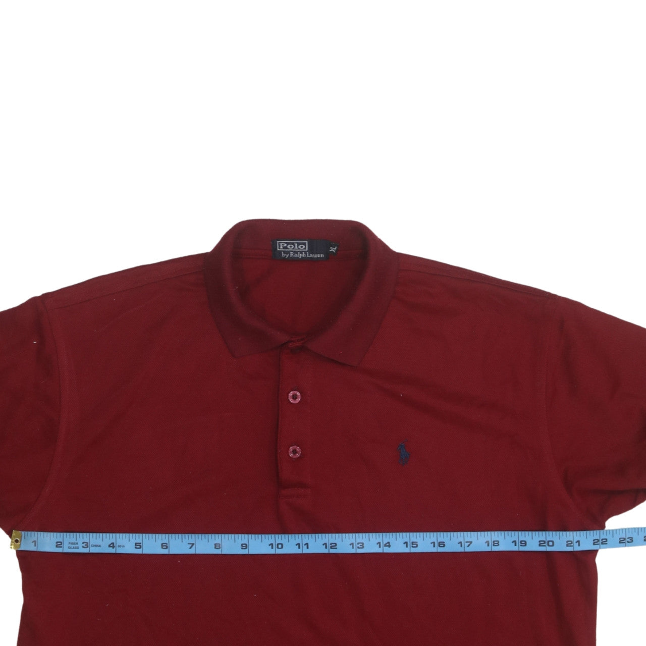 Ralph Lauren Men's Red Cotton Polo Shirt XL Classic Fit