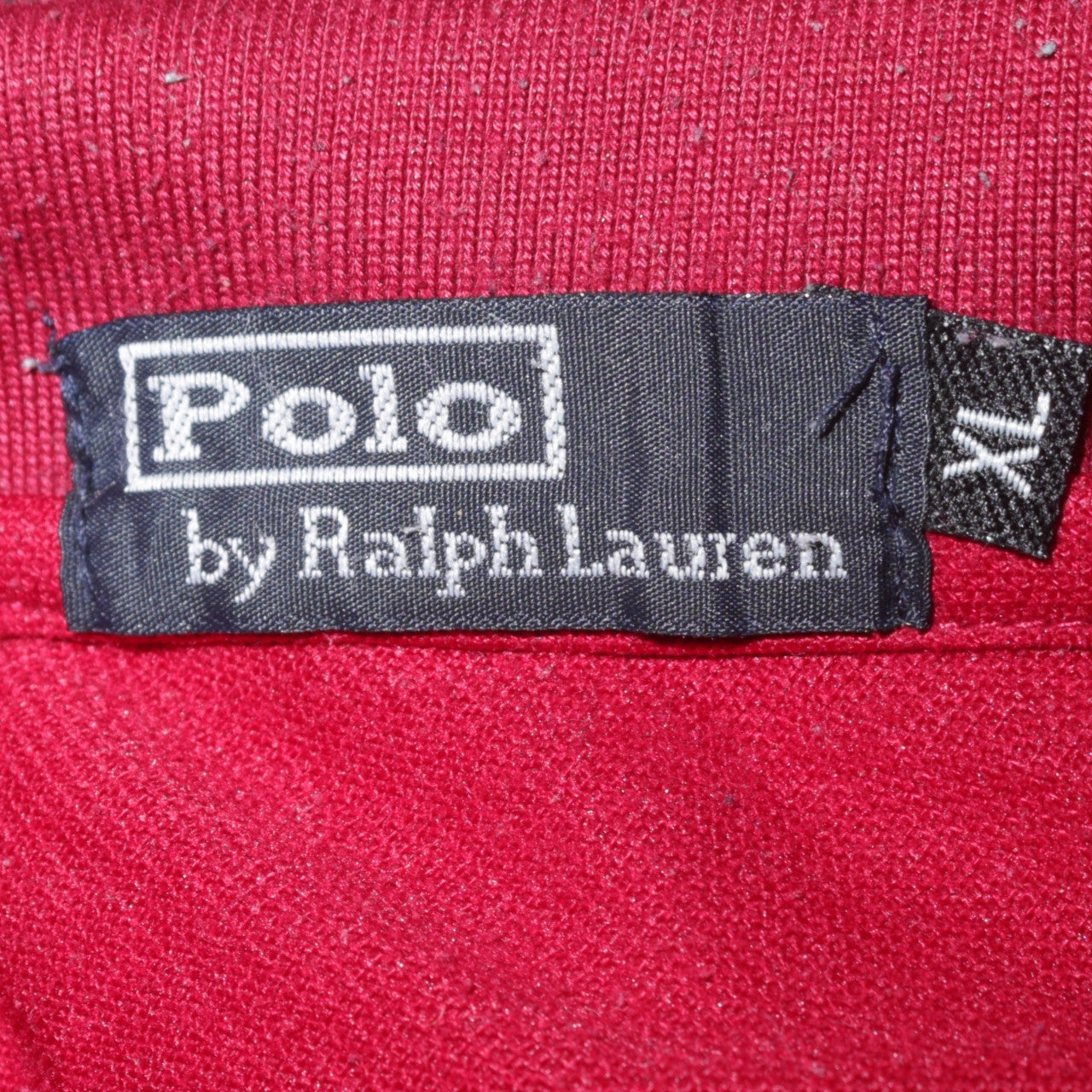 Ralph Lauren Men's Red Cotton Polo Shirt XL Classic Fit