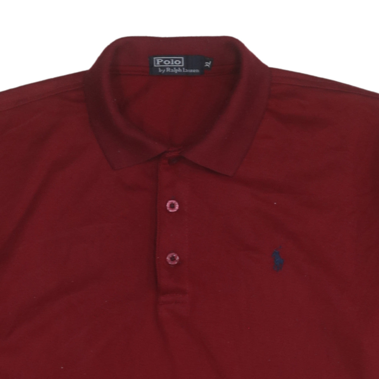 Ralph Lauren Men's Red Cotton Polo Shirt XL Classic Fit