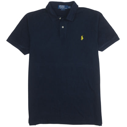 Ralph Lauren Men's Blue XL Custom Fit Short Sleeve Polo Shirt