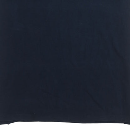 Ralph Lauren Men's Blue XL Custom Fit Short Sleeve Polo Shirt