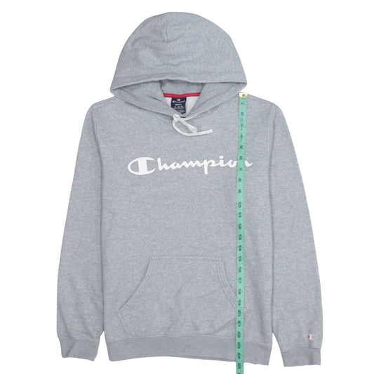 Champion Men's Grey Small Pullover Hoodie Cotton Blend Classic Fit