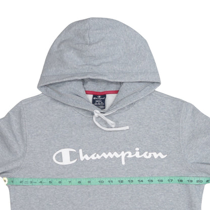 Champion Men's Grey Small Pullover Hoodie Cotton Blend Classic Fit