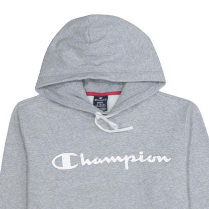 Champion Men's Grey Small Pullover Hoodie Cotton Blend Classic Fit