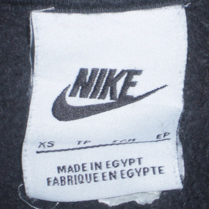 Nike Men's Black XS Pullover Hoodie with Logo and Pocket