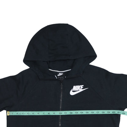 Nike Men's Black Full Zip Hoodie M Regular Fit Sportswear