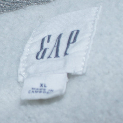 GAP Women Grey XL Pullover Hoodie with Logo and Pockets