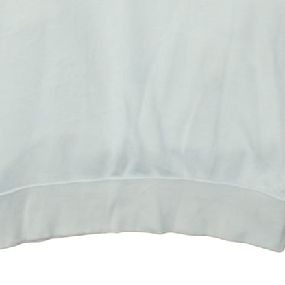 Nike Women White Pullover Hoodie Medium Cotton Blend Logo Casual