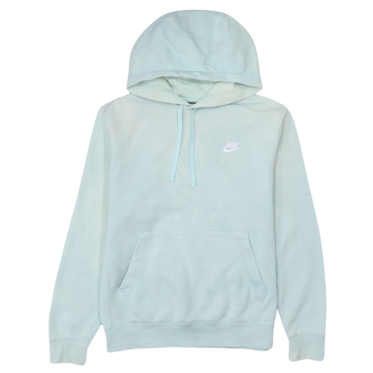 Nike Men's Blue Small Pullover Hoodie with Logo