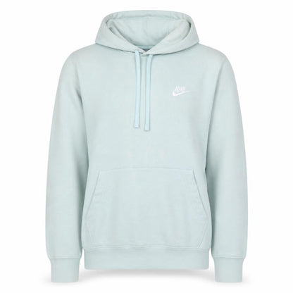Nike Men's Blue Small Pullover Hoodie with Logo