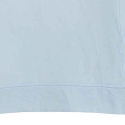 Adidas Women's Light Blue 1/2 Zip Pullover Sweatshirt UK 10