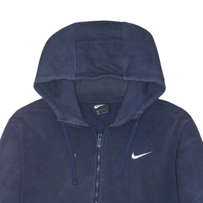 Nike Men's Blue Full Zip Hoodie L Lightweight Fleece Sportswear
