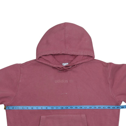 Adidas Women Pink Pullover Hoodie Size 10 Hooded Sweatshirt Casual