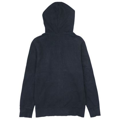 Nike Boys Black Full Zip Hoodie Sweatshirt L 12-13 Years Fleece Casual