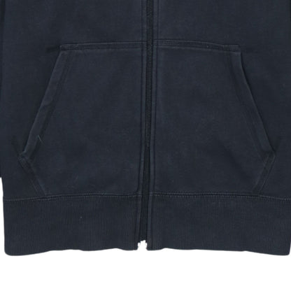 Nike Boys Black Full Zip Hoodie Sweatshirt L 12-13 Years Fleece Casual