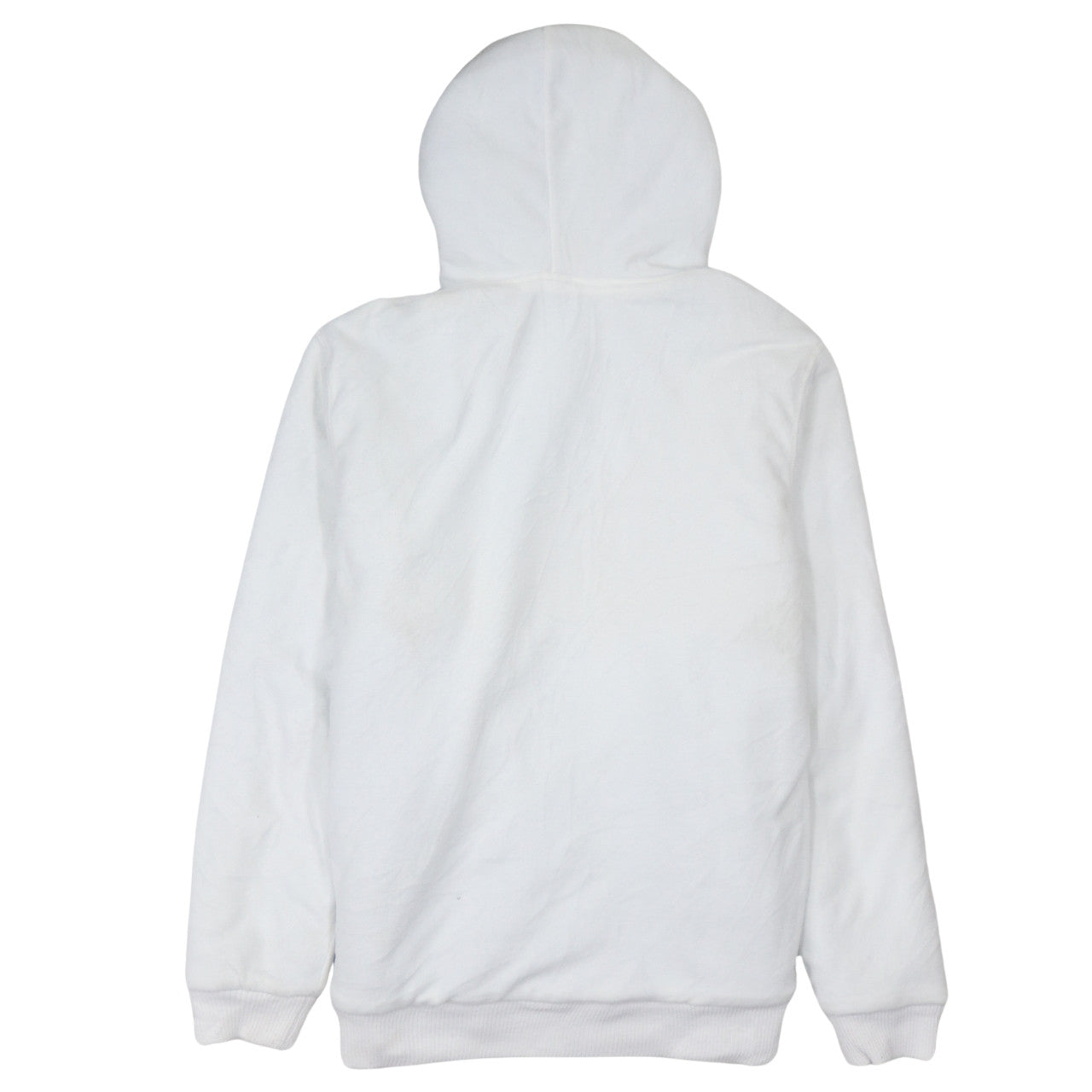 Everlast Mens White Full Zip Hoodie XL Boxing Graphic Fleece Hooded Sweatshirt