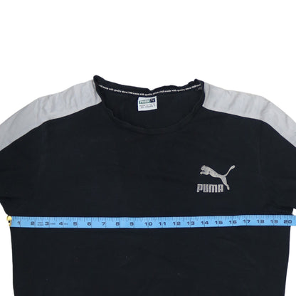 Puma Men's Black Short Sleeve Crew Neck Sports T-Shirt M