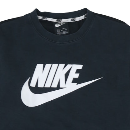Nike Men's Blue Logo Pullover Sweatshirt M Regular Fit