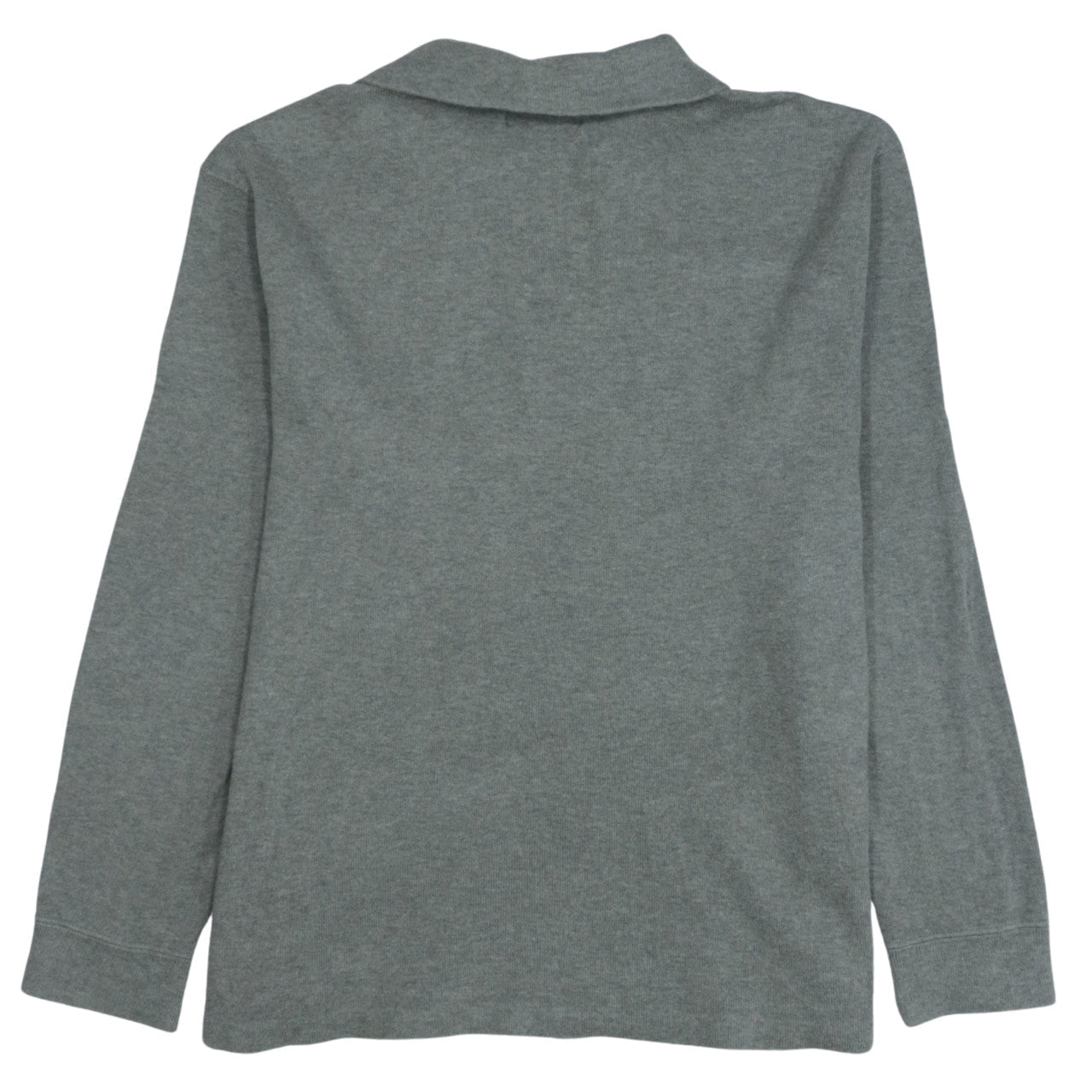 Ralph Lauren Men's Grey Cotton 1/4 Zip Jumper XL