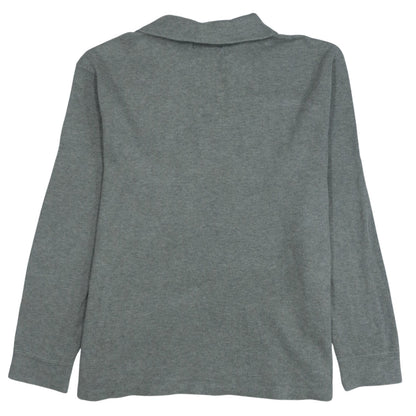 Ralph Lauren Men's Grey Cotton 1/4 Zip Jumper XL
