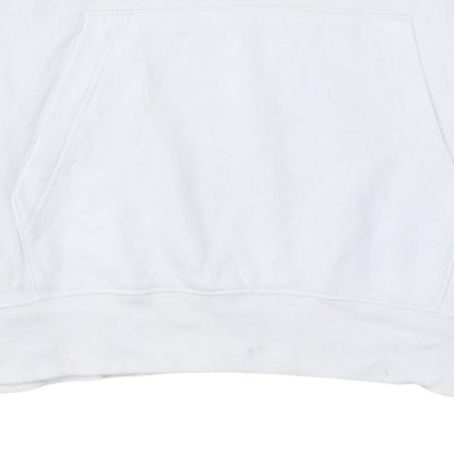 Nike Men's White Pullover Hoodie Medium Logo Sportswear