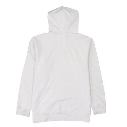 Adidas Men's White Pullover Hoodie L Logo Fleece Sweatshirt