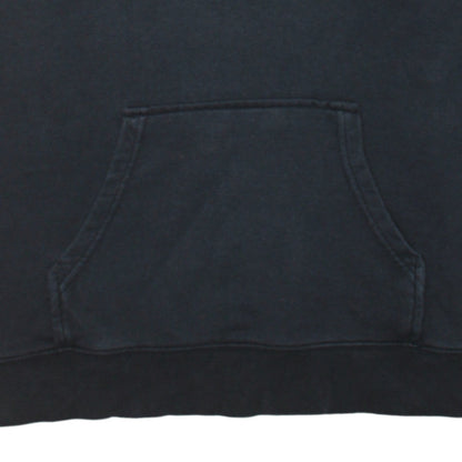 Adidas Womens Black Pullover Hoodie Size 10 Cotton Casual Sweatshirt