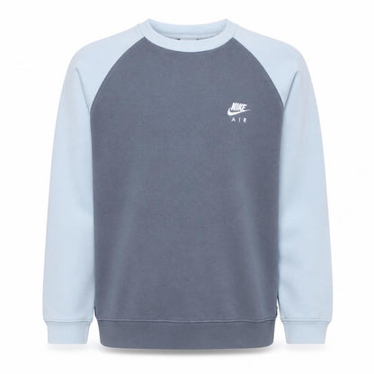 Nike Boys Blue Air Fleece Pullover Sweatshirt Size 13-14 Years