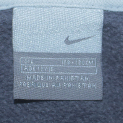Nike Boys Blue Air Fleece Pullover Sweatshirt Size 13-14 Years