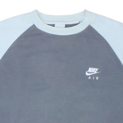Nike Boys Blue Air Fleece Pullover Sweatshirt Size 13-14 Years