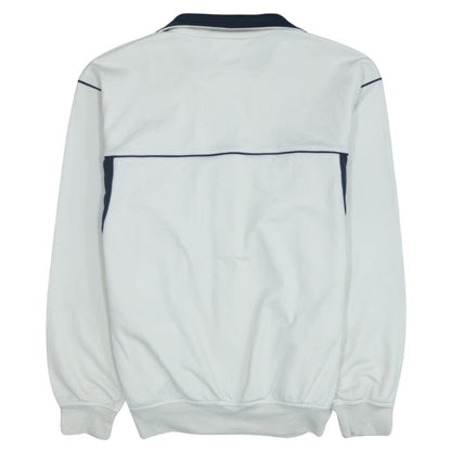 Kappa Men's White Track Jacket L Polyamide Blend Full Zip