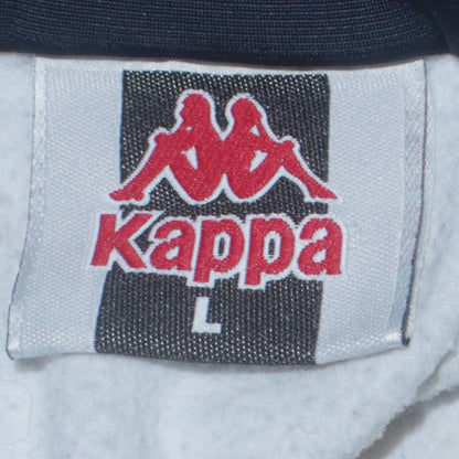 Kappa Men's White Track Jacket L Polyamide Blend Full Zip