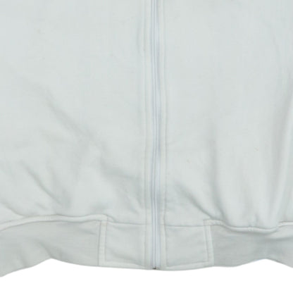 Kappa Men's White Track Jacket L Polyamide Blend Full Zip
