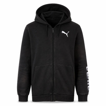 Puma Men's Black Full Zip Hoodie Size S Sportswear Fleece