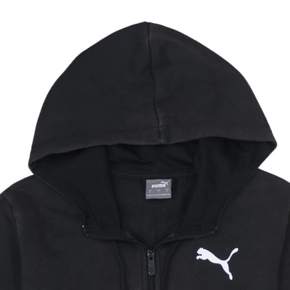 Puma Men's Black Full Zip Hoodie Size S Sportswear Fleece