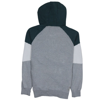 Ellesse Men's Grey Colour Block 1/2 Zip Hoodie Size S