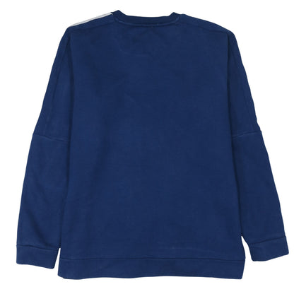 Adidas Men's Blue XL Pullover Crew Neck Sports Sweatshirt