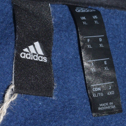 Adidas Men's Blue XL Pullover Crew Neck Sports Sweatshirt