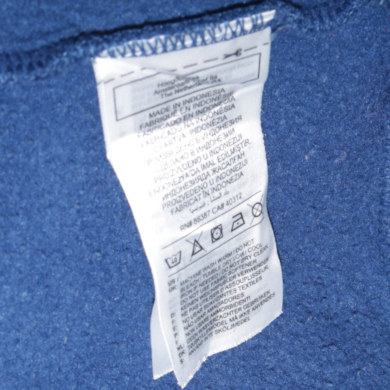 Adidas Men's Blue XL Pullover Crew Neck Sports Sweatshirt