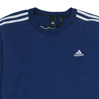 Adidas Men's Blue XL Pullover Crew Neck Sports Sweatshirt