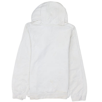 Nike Men's White Pullover Hoodie S Regular Fit Graphic Logo