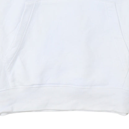 Nike Men's White Pullover Hoodie S Classic Fit Logo Sportswear